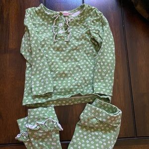 toddler pajamas 2T ricrac and ruffles